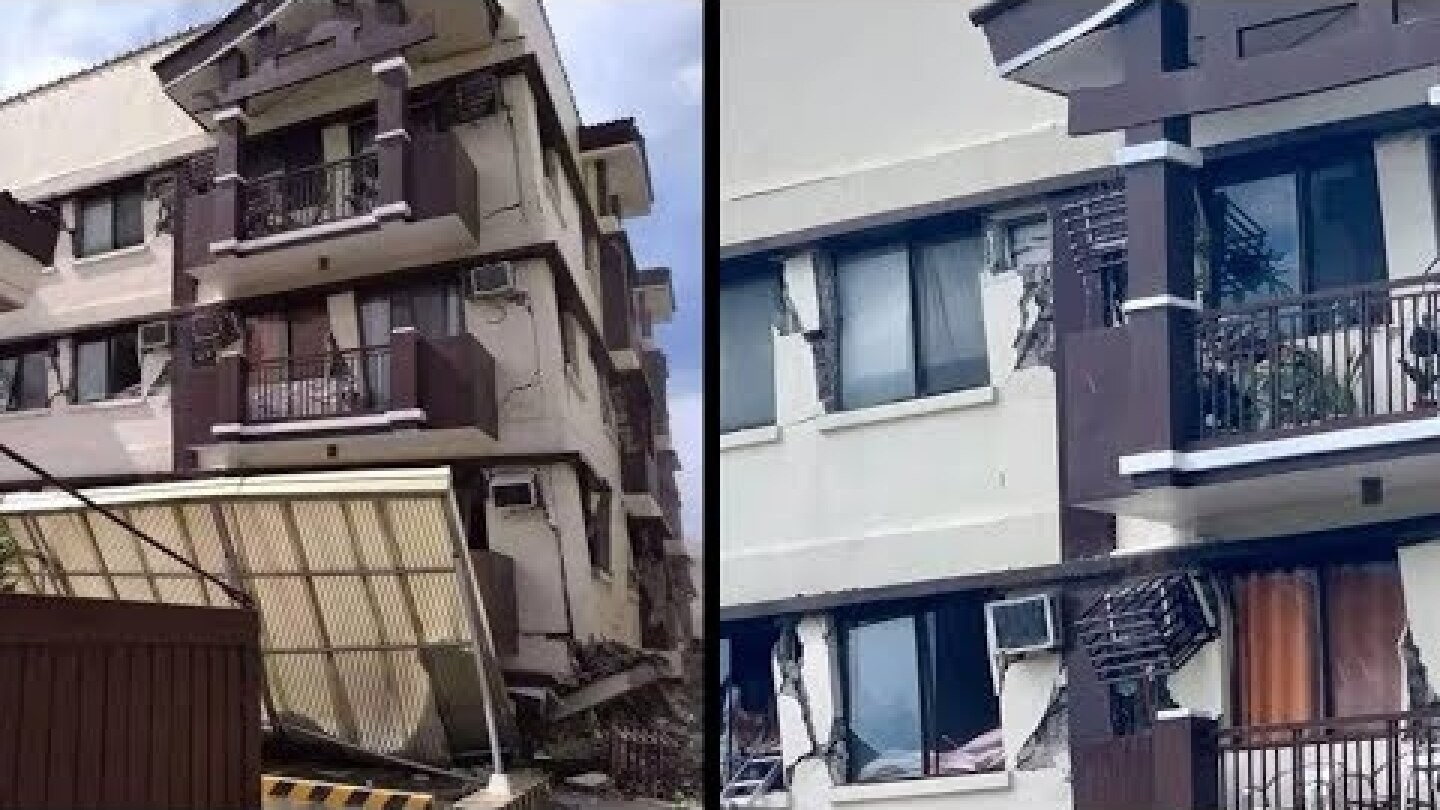 ECOLAND 4000 RESIDENCES CONDOMINIUM DAVAO COLLAPSE DURING EARTHQUAKE