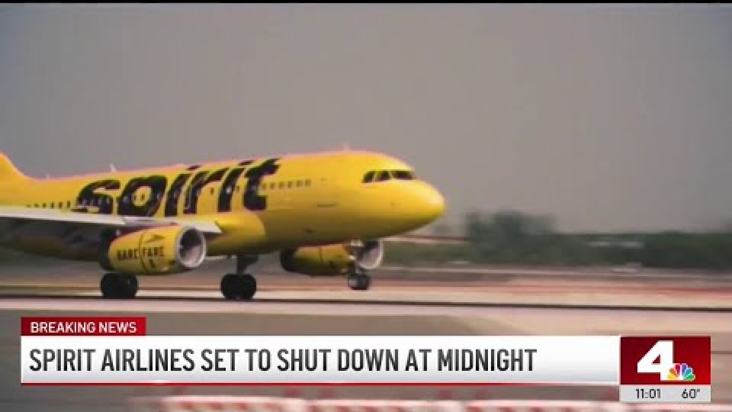Spirit Airlines passengers at LAX frustrated as airline set to shut down