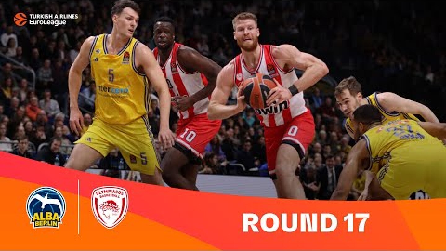 ALBA Berlin-Olympiacos Piraeus | Round 17 Highlights | 2023-24 Turkish Airlines EuroLeague