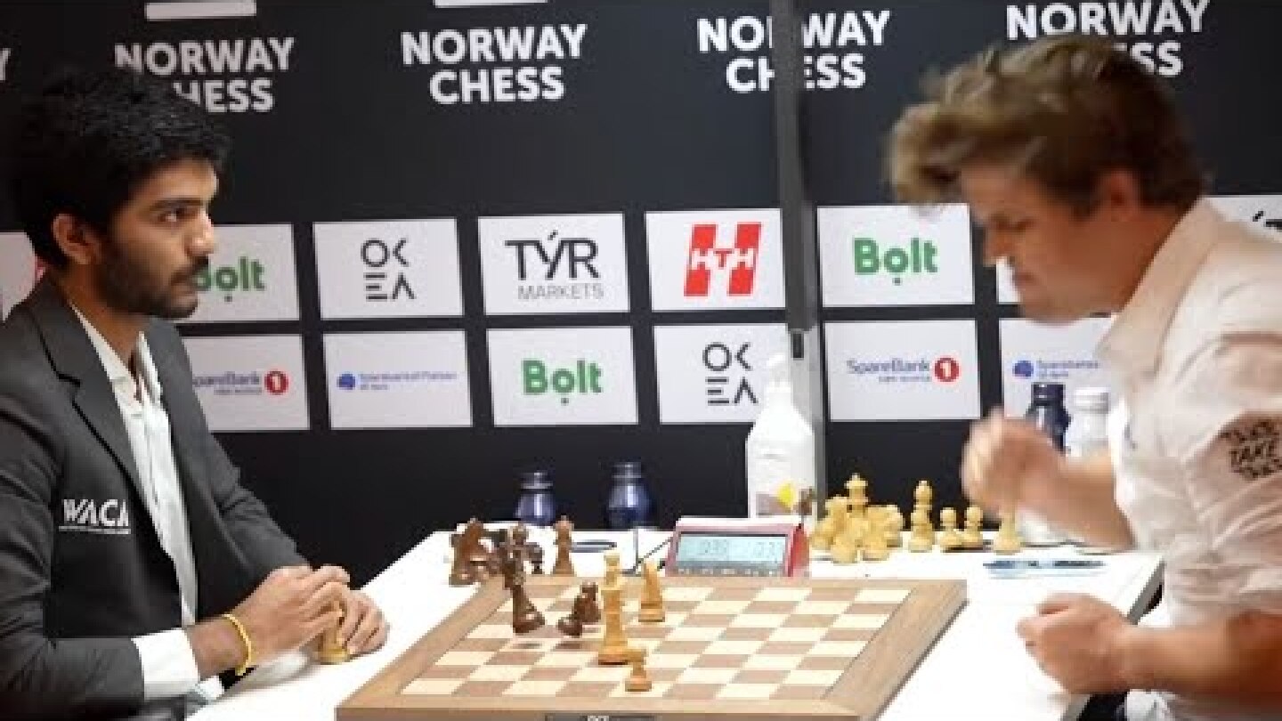 World Champion GUKESH DEFEATS World #1 Magnus Carlsen!