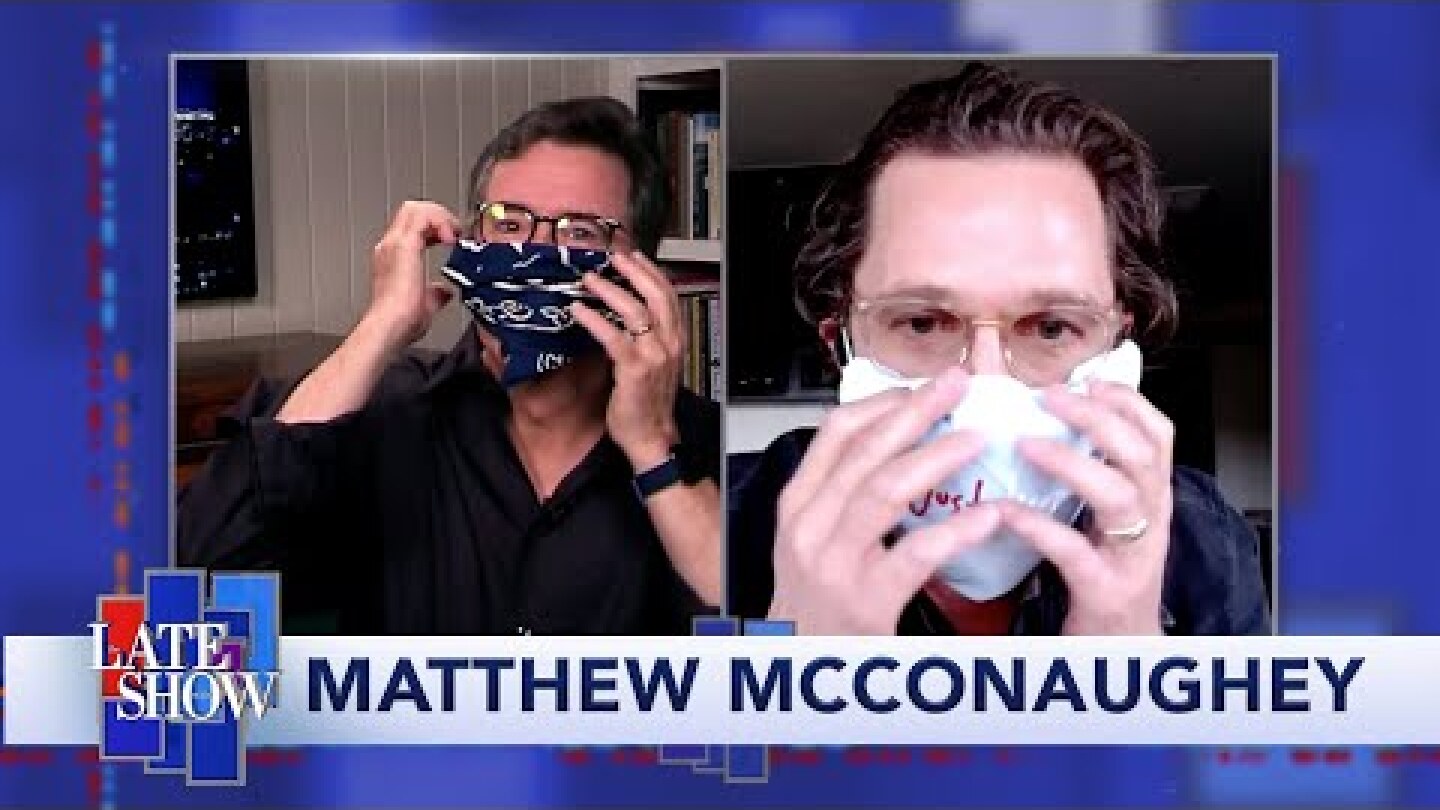 Matthew McConaughey Introduces Stephen To The Man Behind The Bandito Bandana