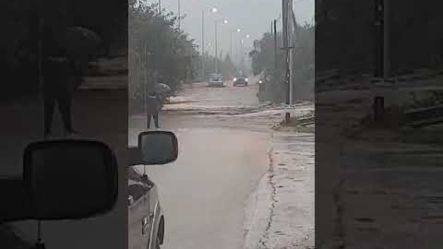 Υπερχείλισε το κεντρικό ρέμα της Ποταμιάς