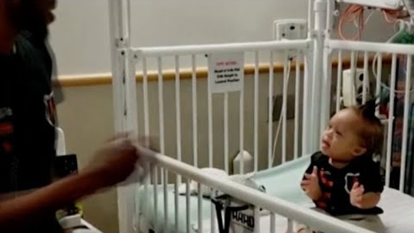 Dad dances to "Level Up" challenge for son with leukemia, gets Ciara's attention