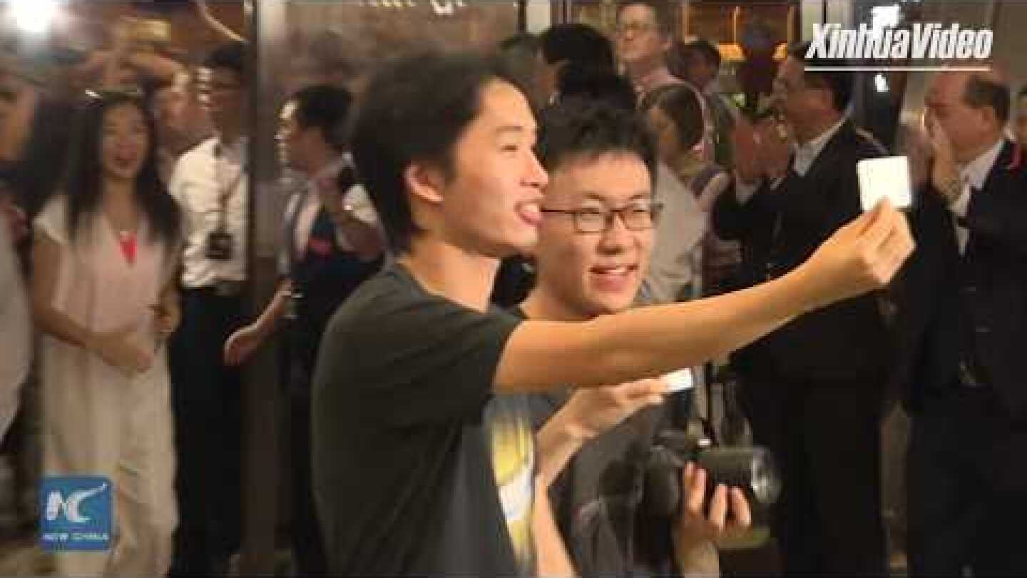 First day of Hong Kong Section of Express Rail Link open to traffic