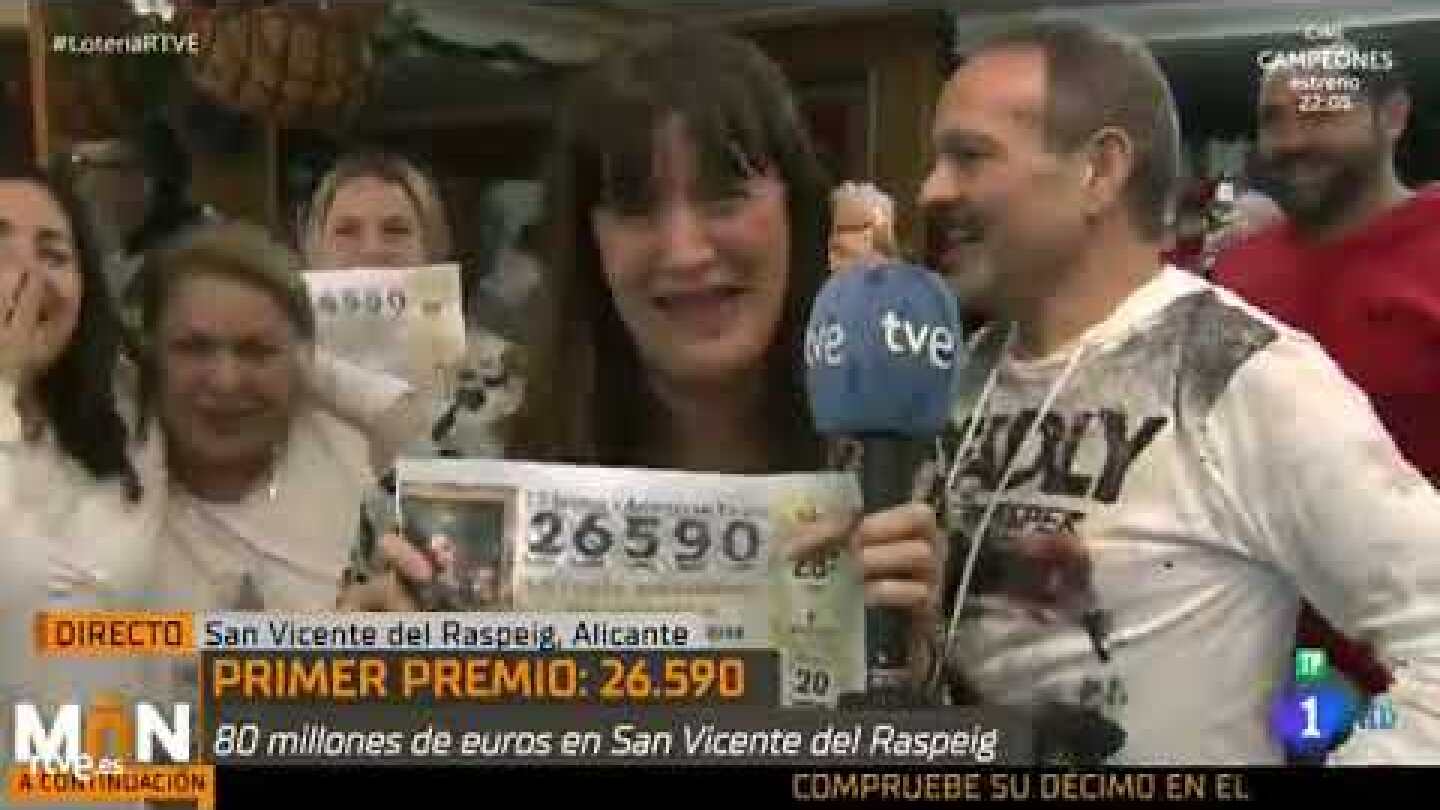 Lotería Natalia Escudero periodista TVE "Mañana no voy"