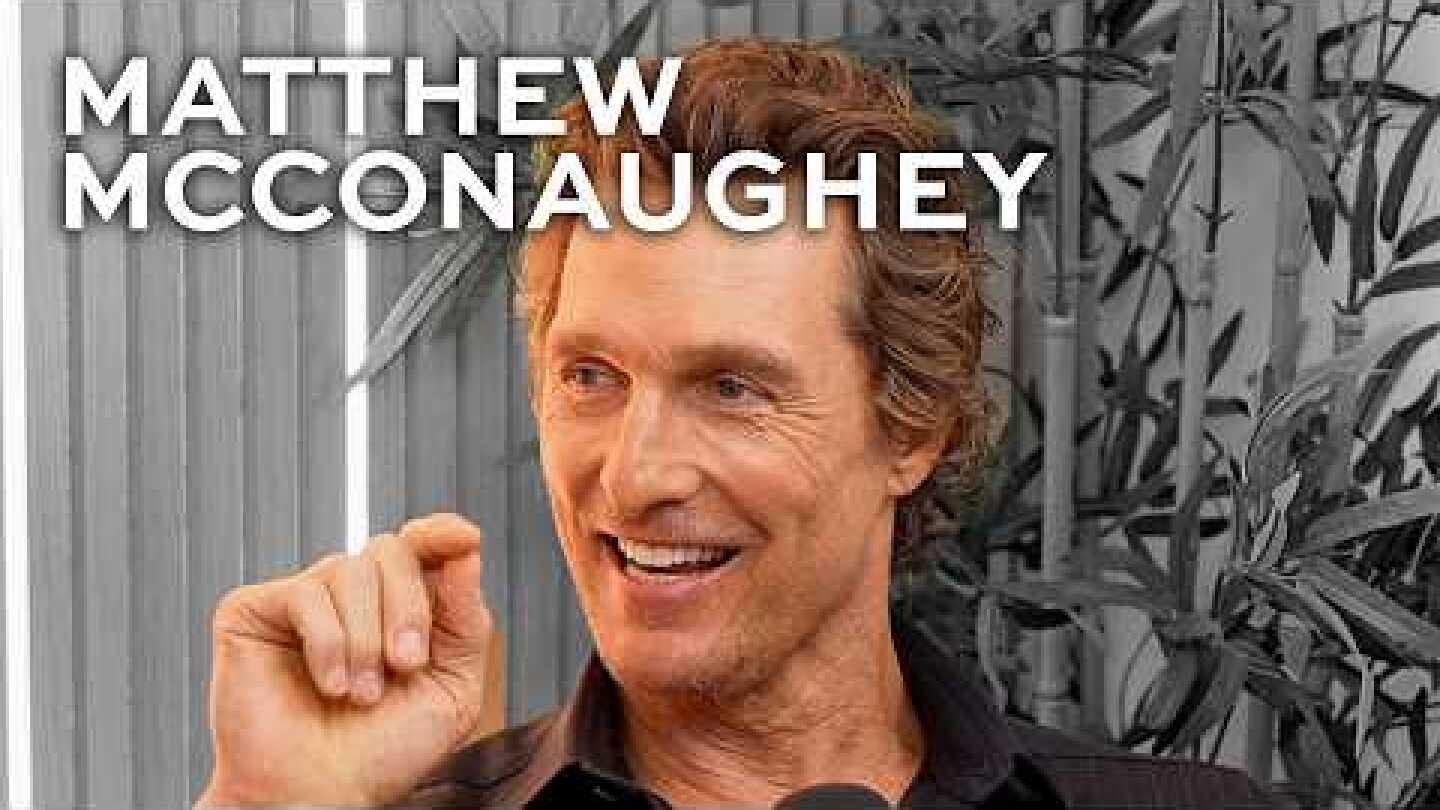 Matthew McConaughey on THE RIVALS OF AMZIAH KING, INTERSTELLAR, TITANIC audition, TIPTOES, & more!