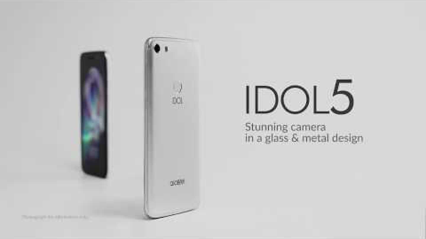 IDOL 5 - Stunning camera in a glass and metal design