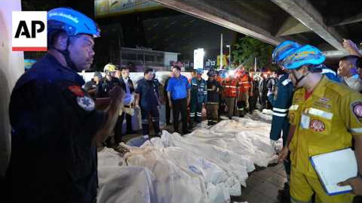 At least 27 dead after a fire breaks out at a pub in Bangkok