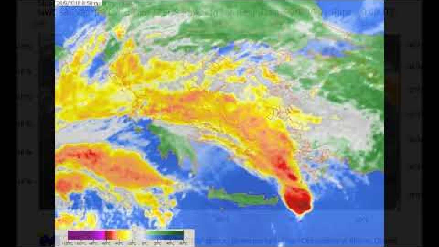 Δορυφορικές εικόνες από την πορεία του "Ξενοφώντα" 28/09 - 01/10/2018