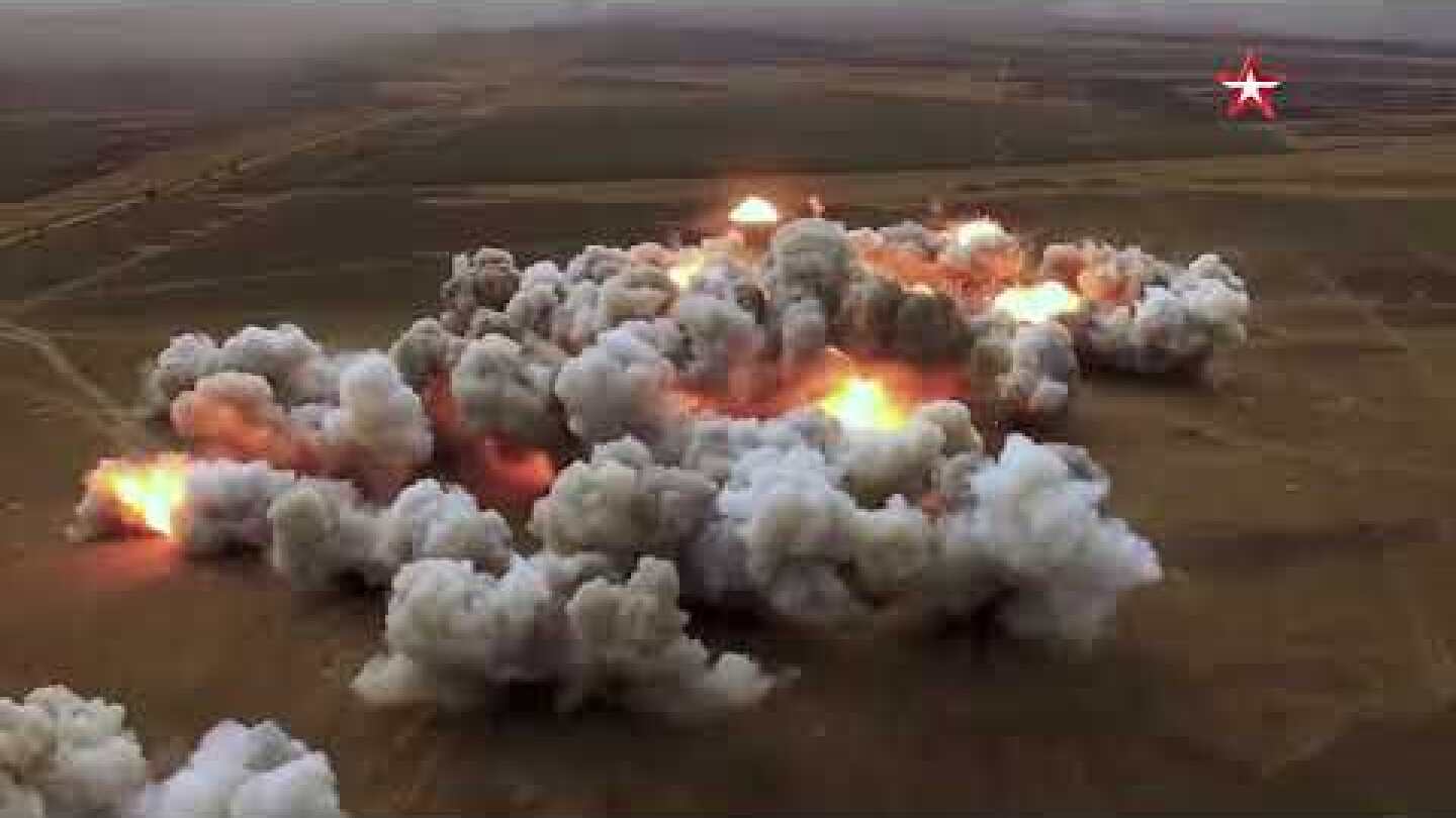 TOS-1A 24-barrel thermobaric multiple rocket launcher