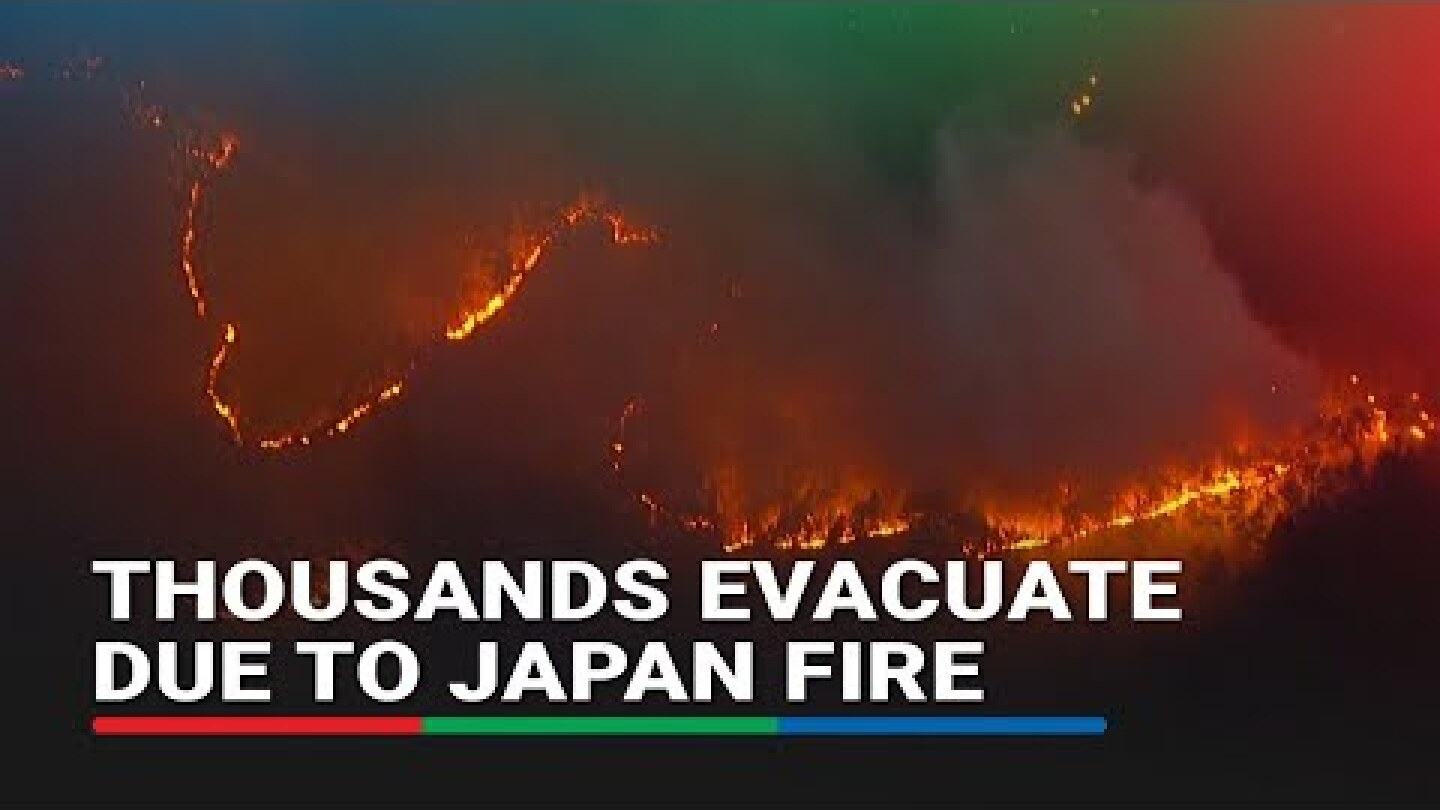 Japan forest fire burns homes as thousands of people evacuate | ABS-CBN News