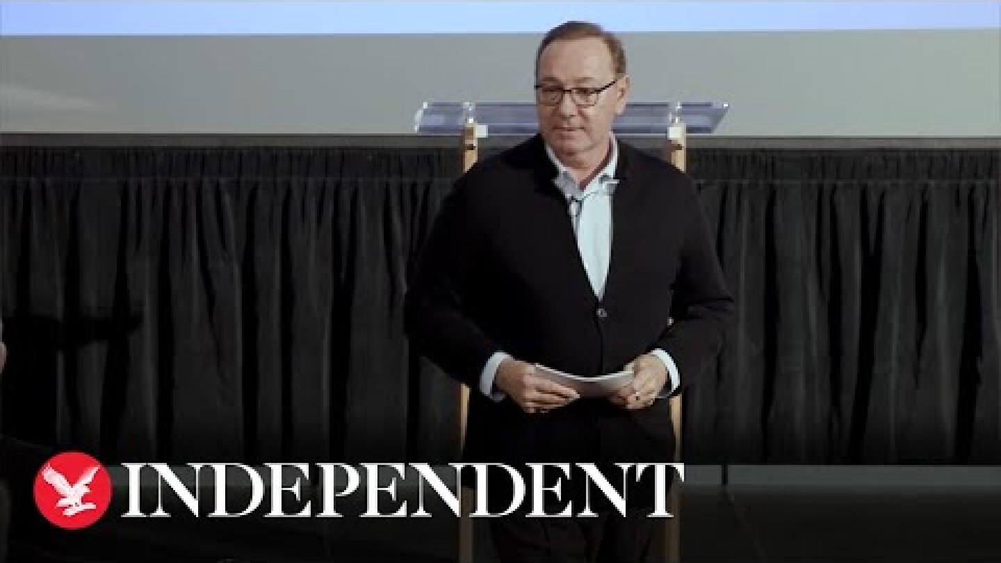 Kevin Spacey receives standing ovation at Oxford lecture on cancel culture