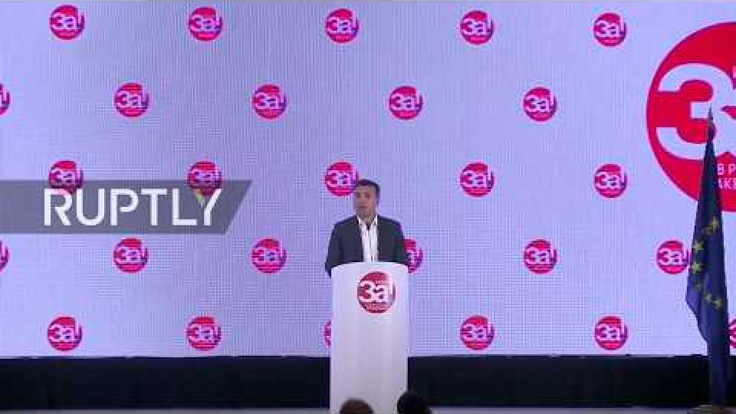 Live: Macedonian PM Zoran Zaev holds press conference following referendum on name change