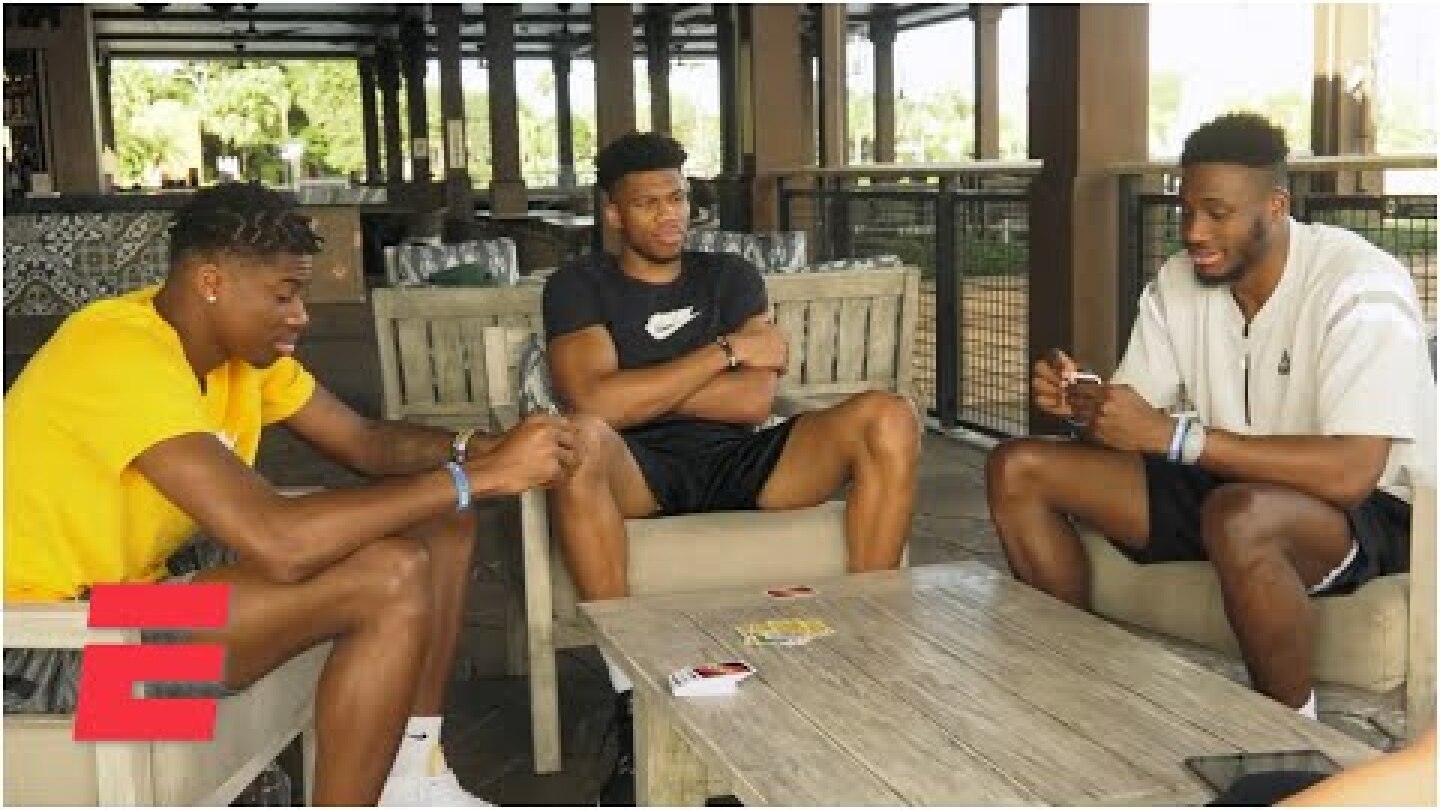 Bubble brothers: Getting to know the Antetokounmpo brothers through Uno | ESPN