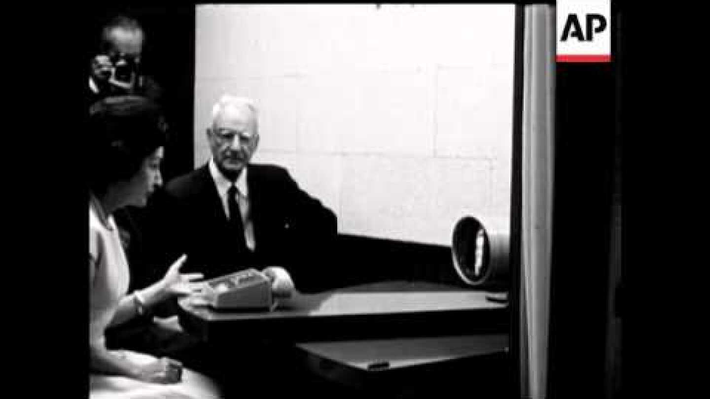 MRS LADY BIRD JOHNSON AND FIRST PICTURE PHONE - SOUND