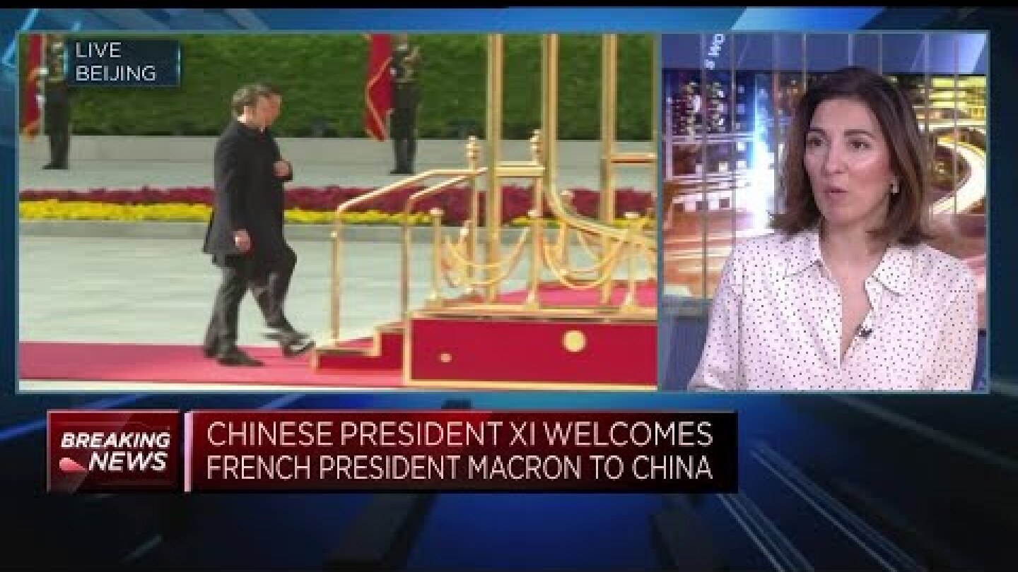French President Emmanuel Macron arrives on state visit to China