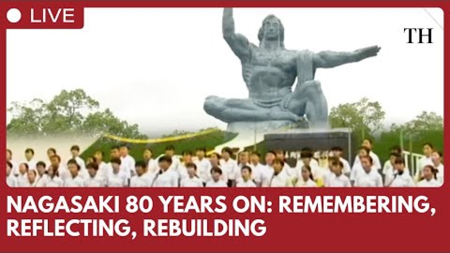 LIVE from Nagasaki Peace Park: 80th Anniversary Memorial of Atomic Bombing