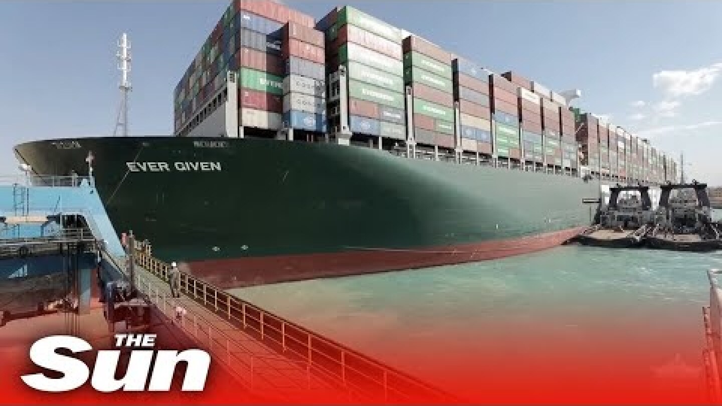Ever Given finally leaves Suez canal three months after being stuck