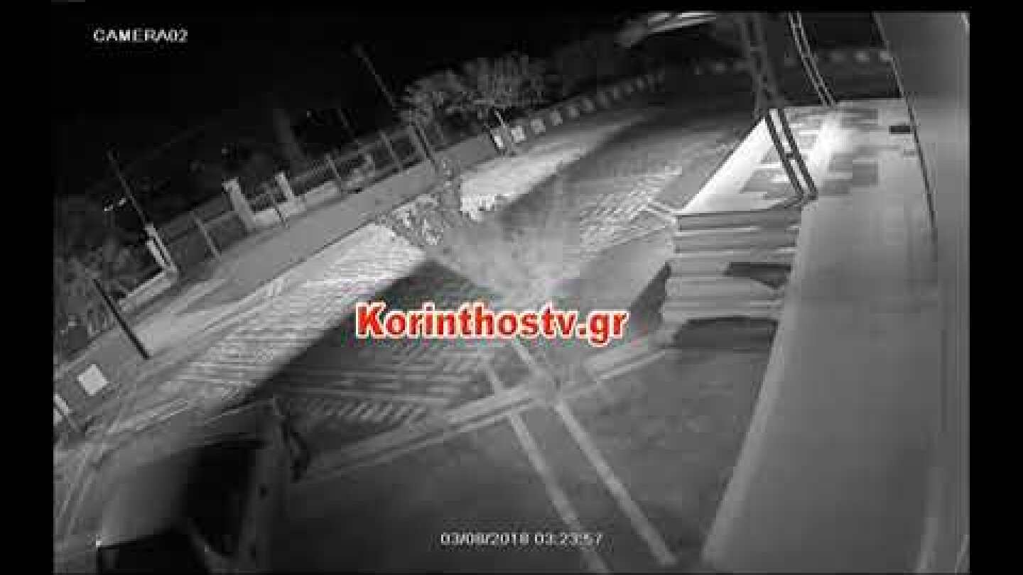 Καρέ καρέ η ληστεία στο εργοστάσιο Κορινθιακής ζυθοποιίας στην Αρχαία Κόρινθο