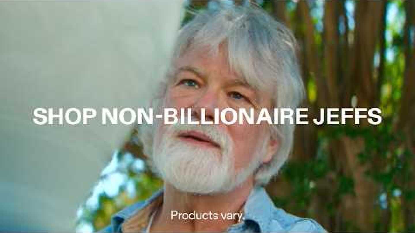 Shop non-billionaire Jeffs | Celebrate Being Human