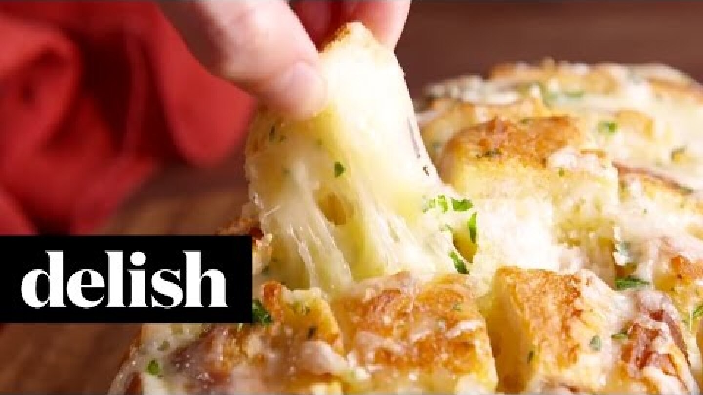 Cheesy Garlic Pull-Apart Bread | Delish