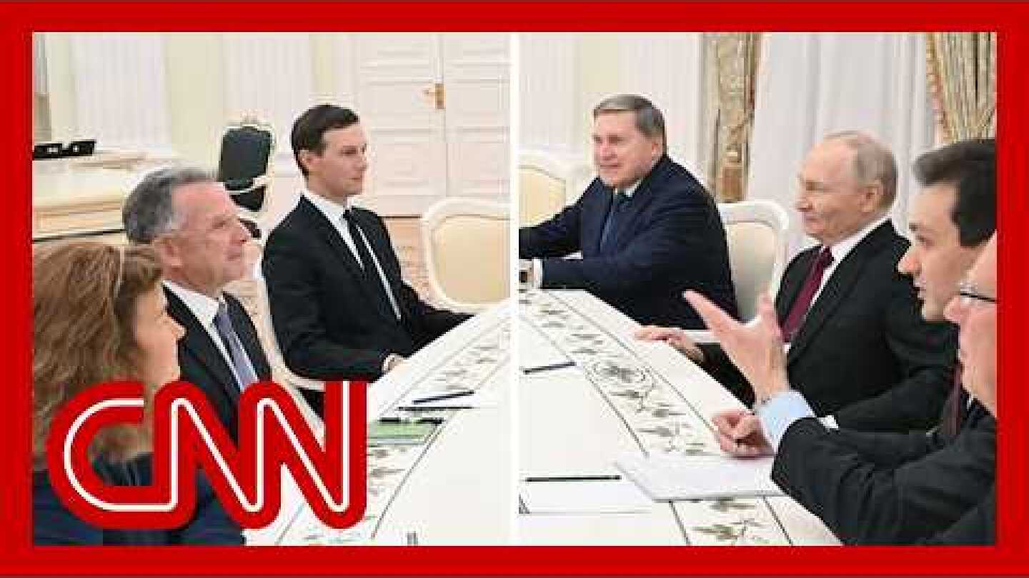 Witkoff, Kushner meet with Putin in talks to end war on Ukraine