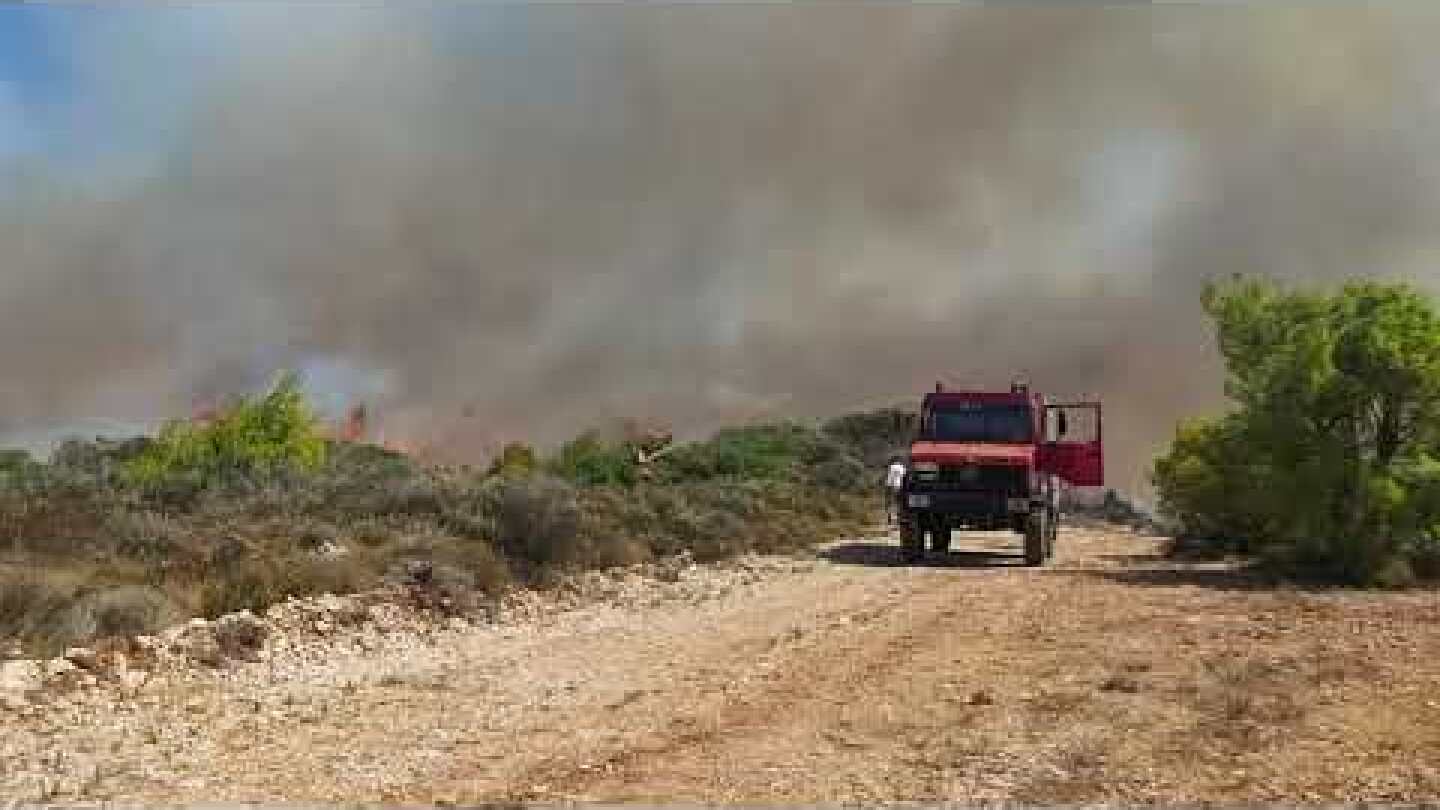 Καίγεται η Ζάκυνθος | Στις φλόγες Αγαλάς και Κερί