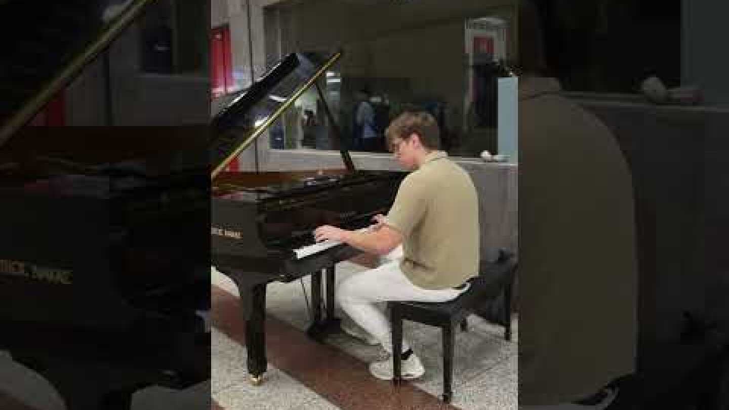 Greece 🇬🇷  A Big Piano Inside Syntagma Metro Station! #greece #travel #athens #athenscity