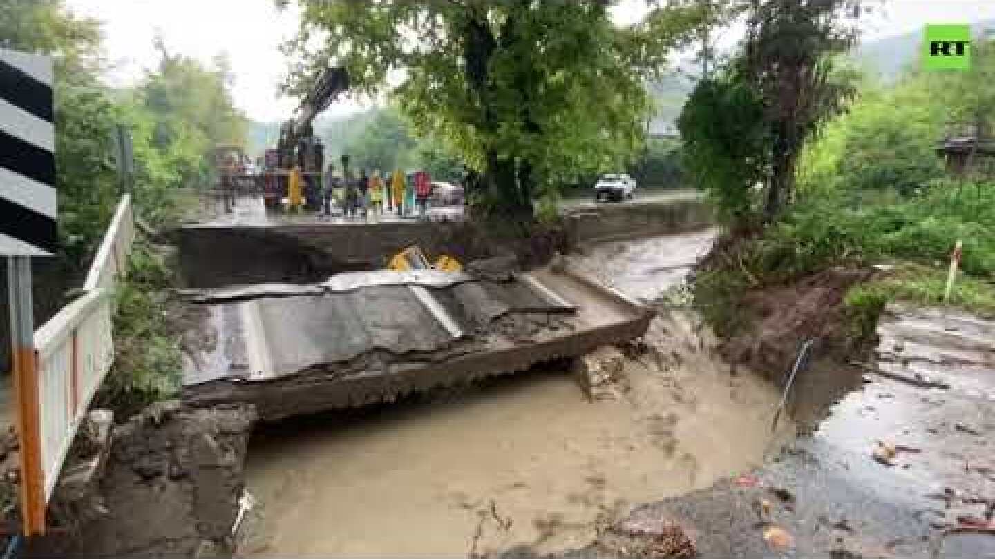 Houses collapsed, cars swept away as massive floods ravage northern Turkey