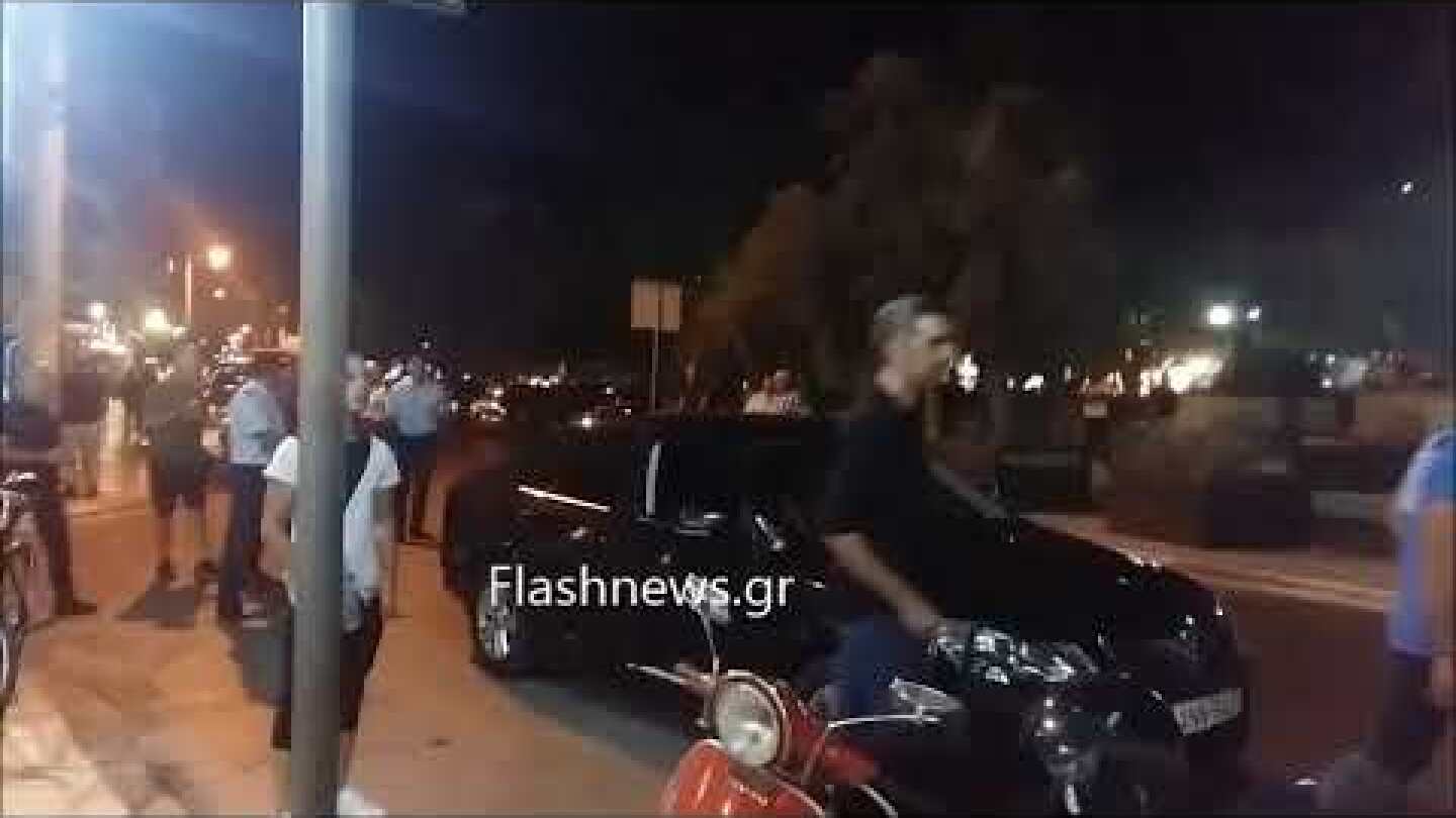 Διαμαρτυρία έξω από τα γραφεία των ΑΝΕΛ για το Μακεδονικό