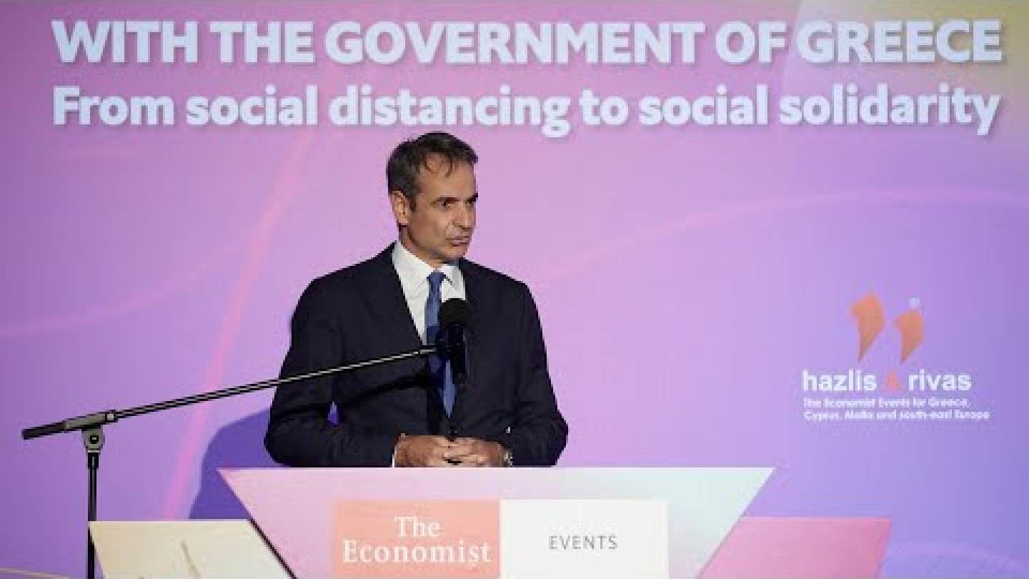 Ομιλία του Πρωθυπουργού Κυριάκου Μητσοτάκη στο συνέδριο του «The Economist»