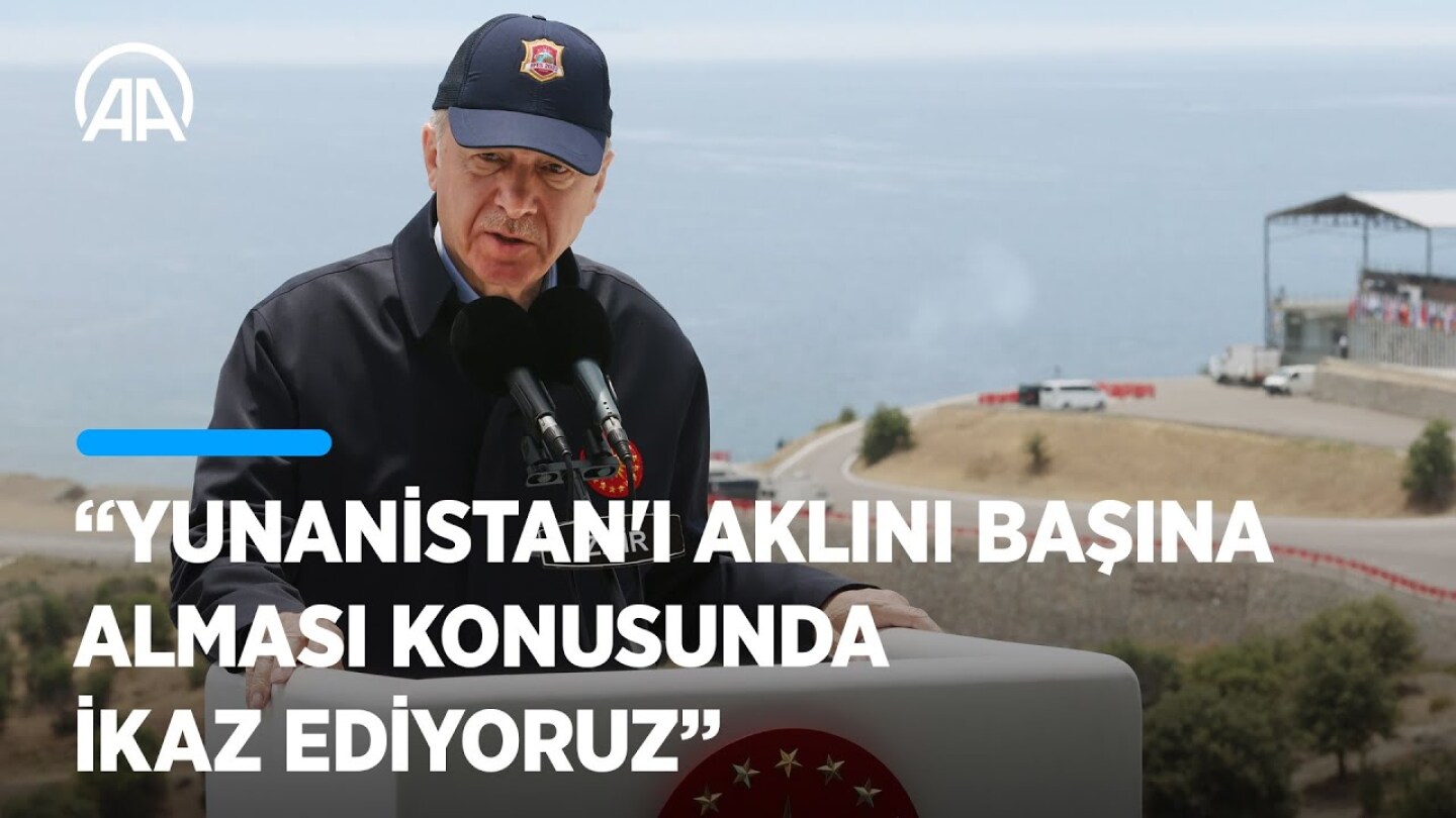 Cumhurbaşkanı Erdoğan: Yunanistan’ı aklını başına alması konusunda ikaz ediyoruz