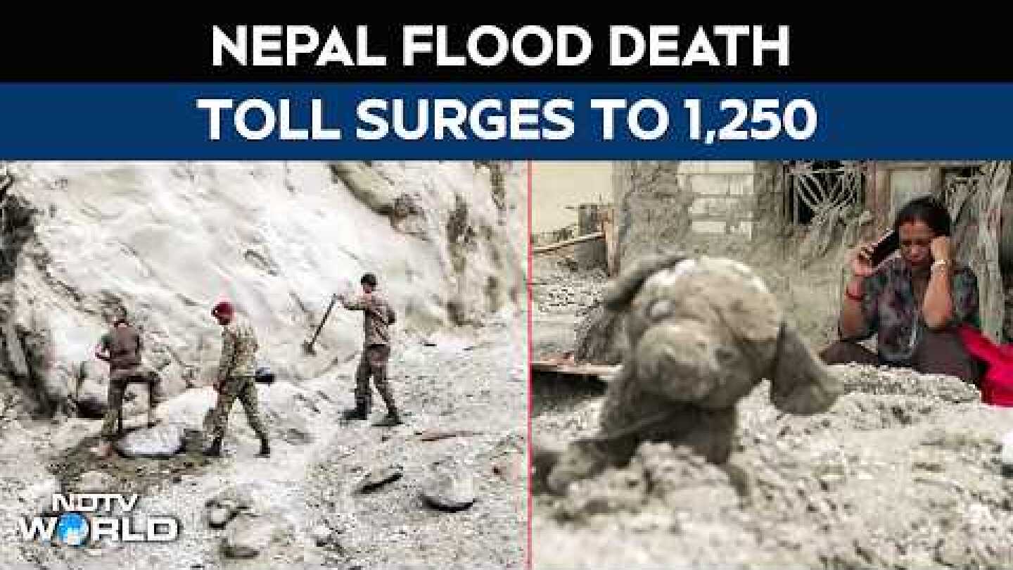 Nepal Flood Death Toll Surges To 1,250, Hundreds Still Missing