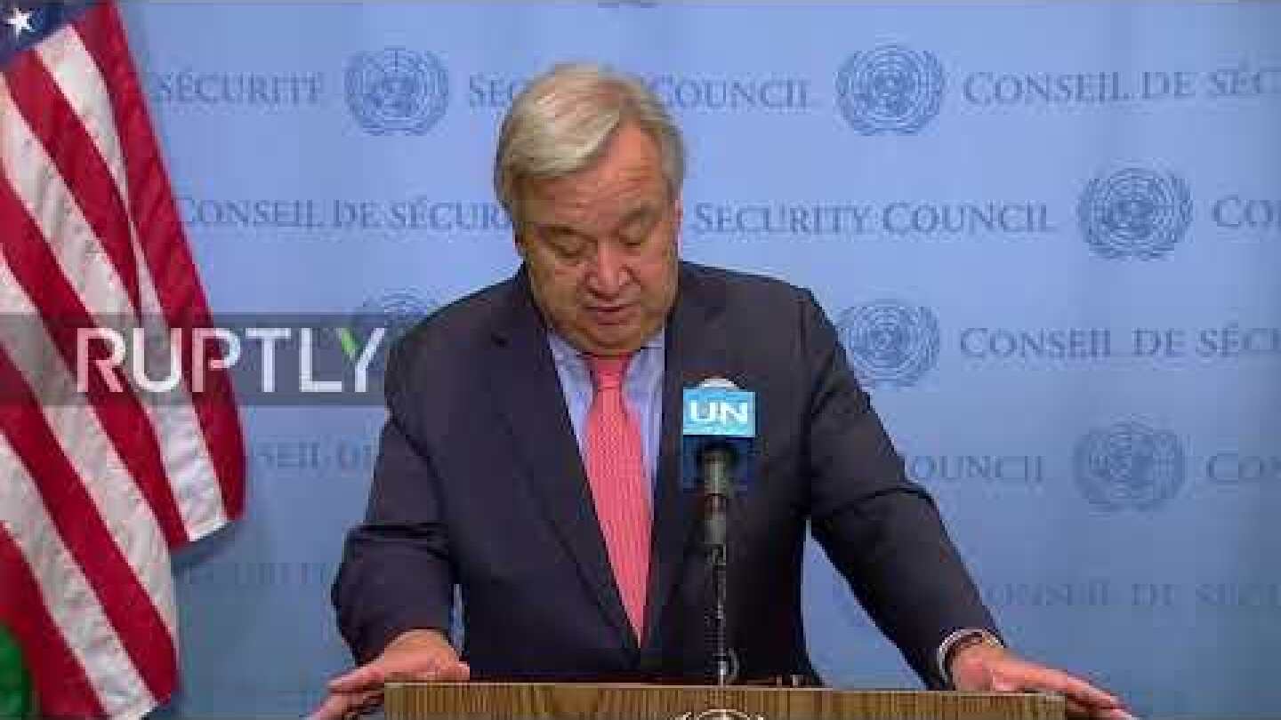 UN: 'Absolutely essential to avoid full-scale battle in Idlib' - UN Sec-Gen.