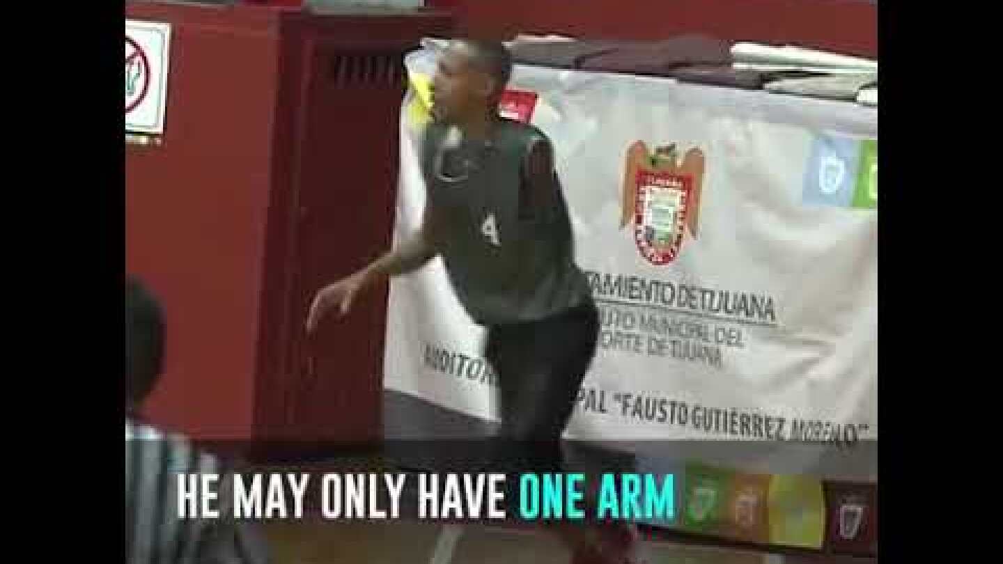 Robert Whitaker isn't letting one arm stop him from playing PRO BASKETBALL