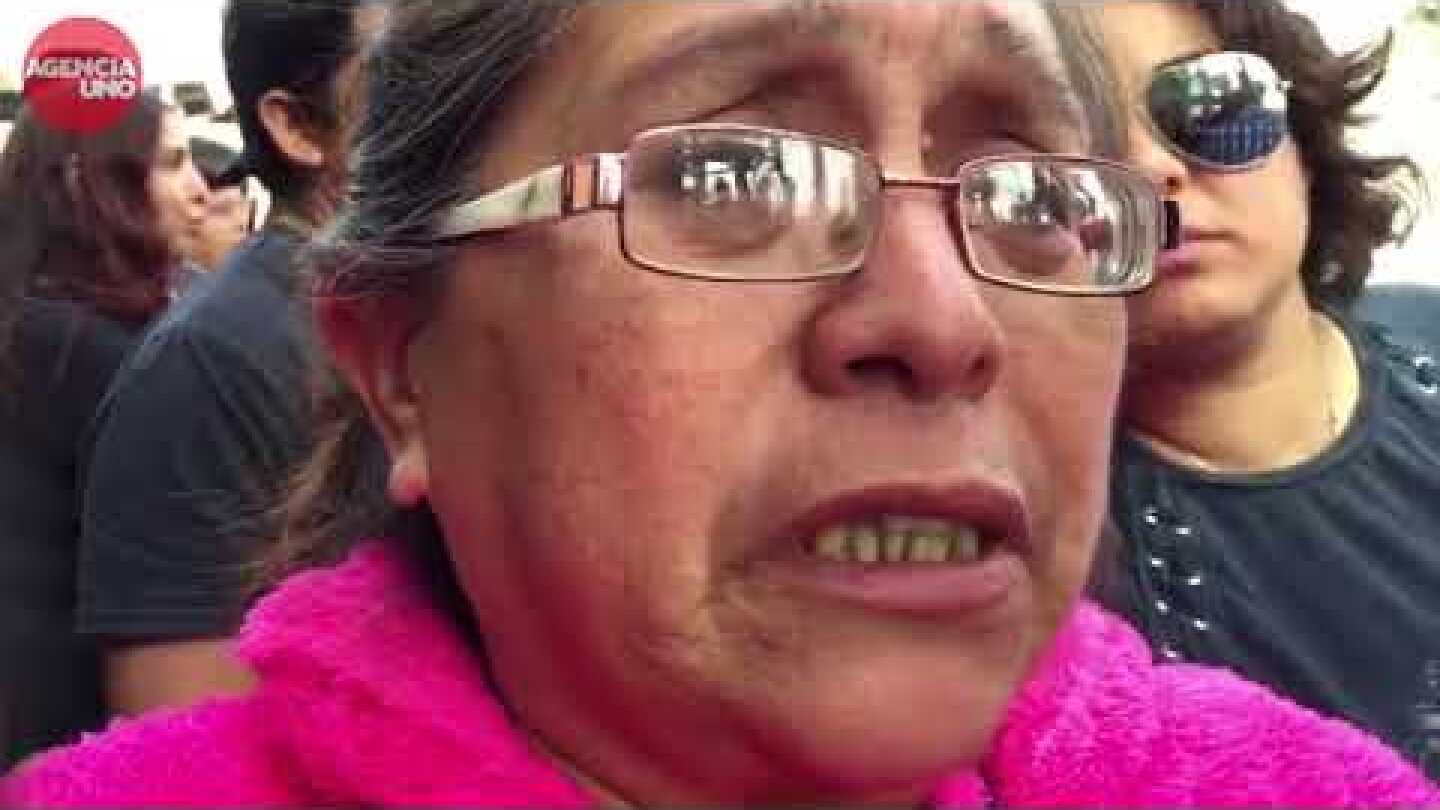 Con disturbios e incidentes se manifestaron en las afueras del Tribunal de los Andes por Ámbar