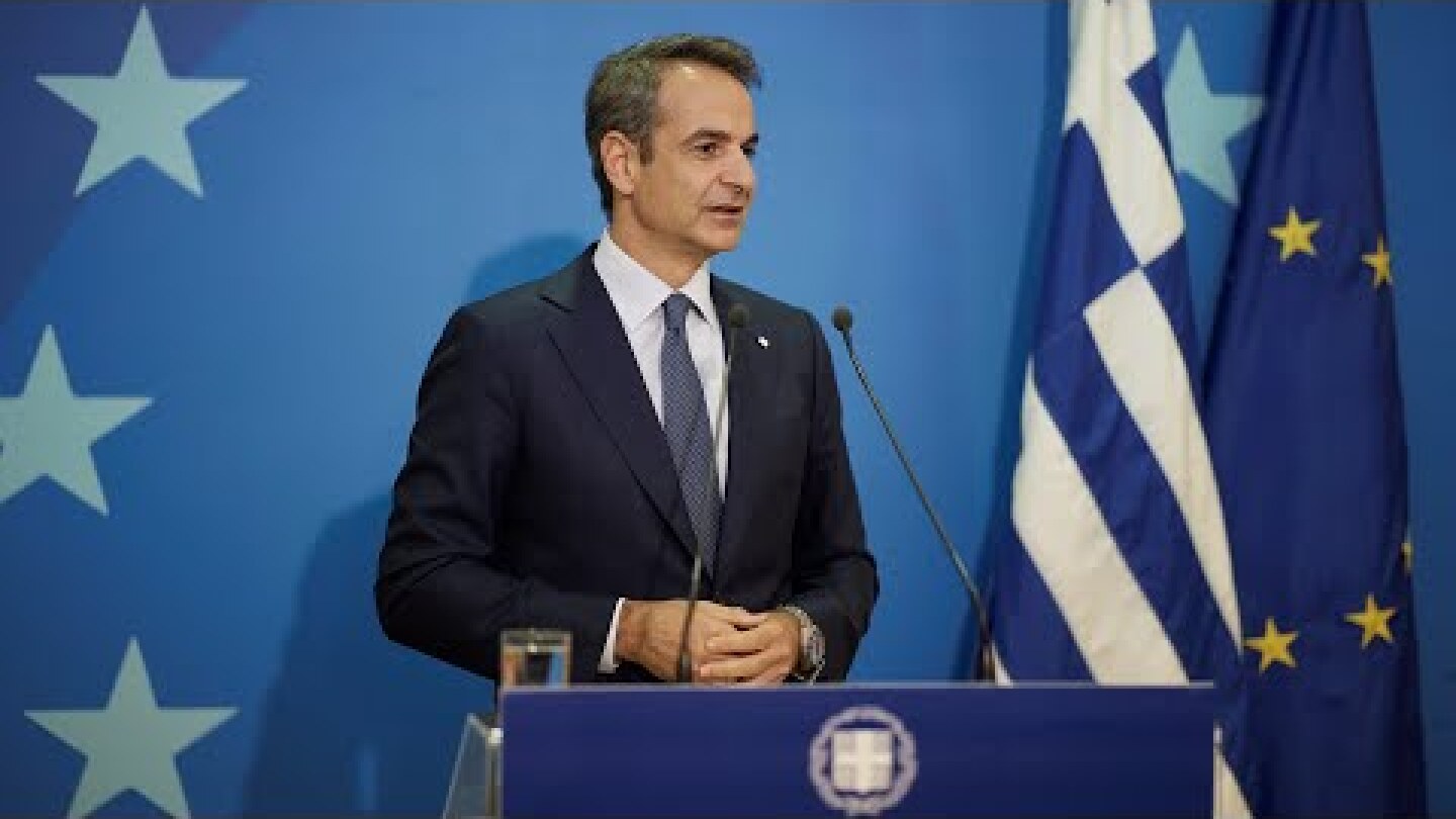 Συνέντευξη Τύπου Κ. Μητσοτάκη μετά την ολοκλήρωση των εργασιών του Ευρωπαϊκού Συμβουλίου
