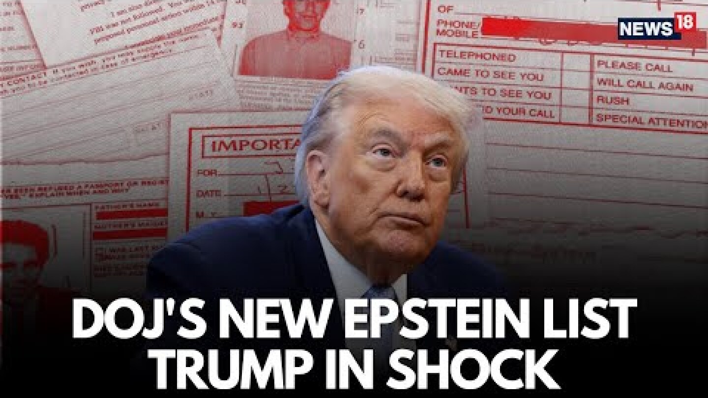 LIVE: Epstein Files Exposed: New Documents Reveal Controversial Names & Photos | US News | N18G