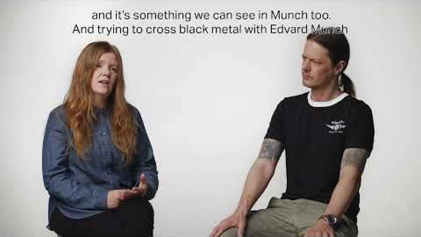 SATYRICON & MUNCH - Edvard Munch - MUNCH exhibition 2022