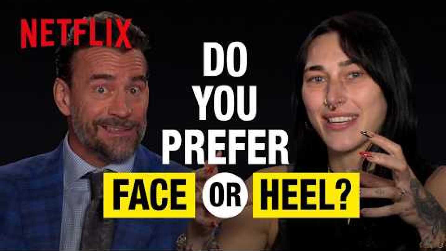 CM Punk & Rhea Ripley Explain Wrestling Insider Terms | WWE: Unreal | Netflix