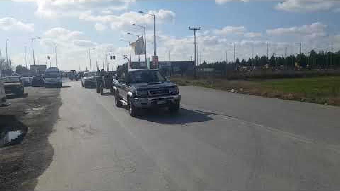 Νέο κομβόι τρακτέρ στον κόμβο Αγιάς