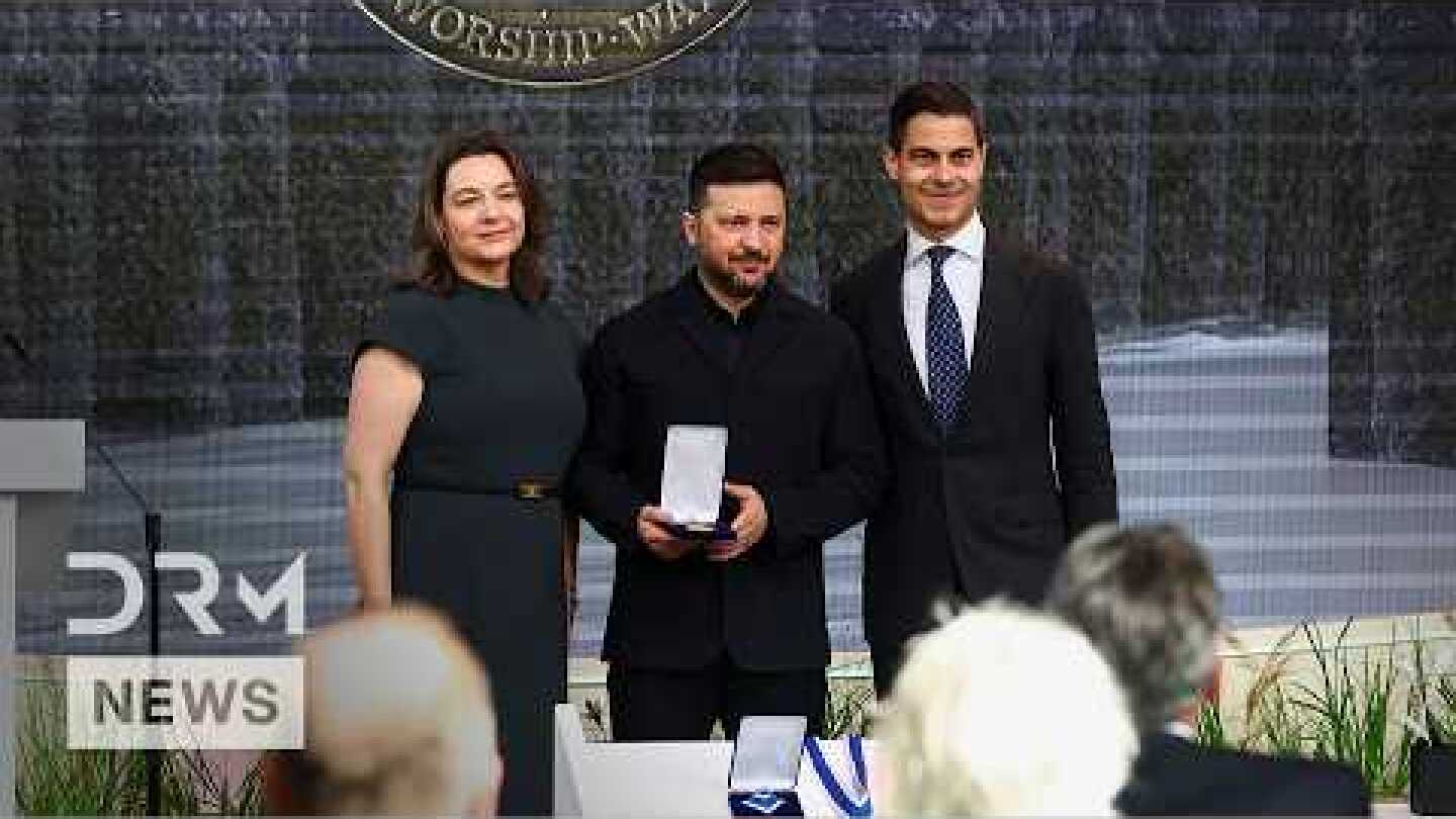 HISTORIC MOMENT: Zelensky Honoured at Four Freedoms Awards in Netherlands | AC1Z