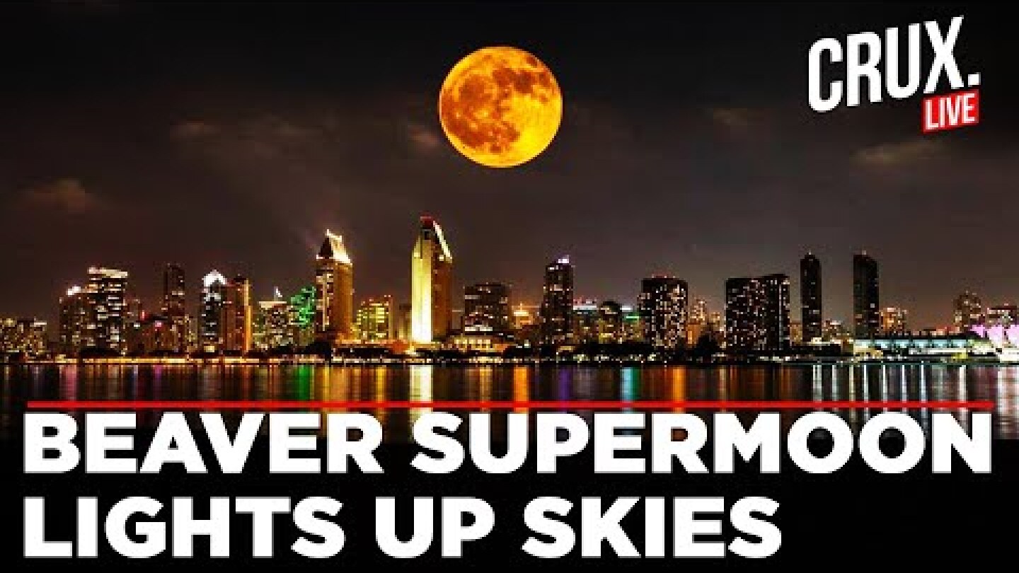 Beaver Supermoon LIVE | Biggest, Brightest Supermoon Of 2025 | Celestial | Lunar | Sky Gazing