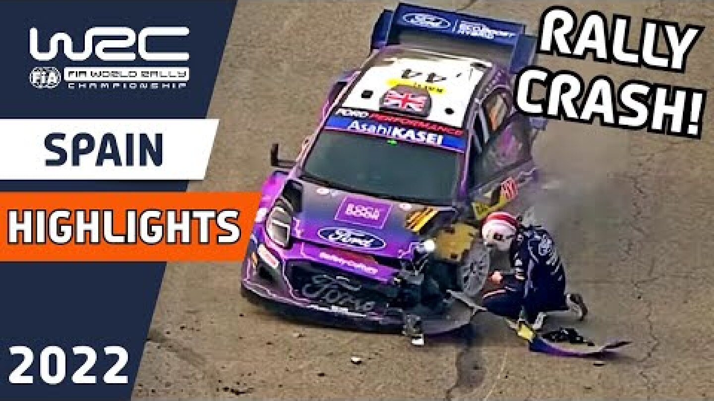 Day 2 Morning Highlights | RallyRACC Catalunya - Rally de España 2022