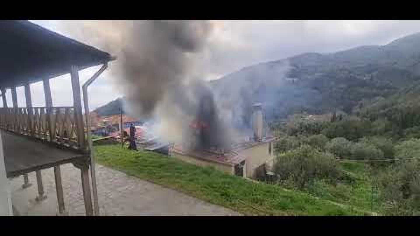 Φωτιά στο Άγιον Όρος