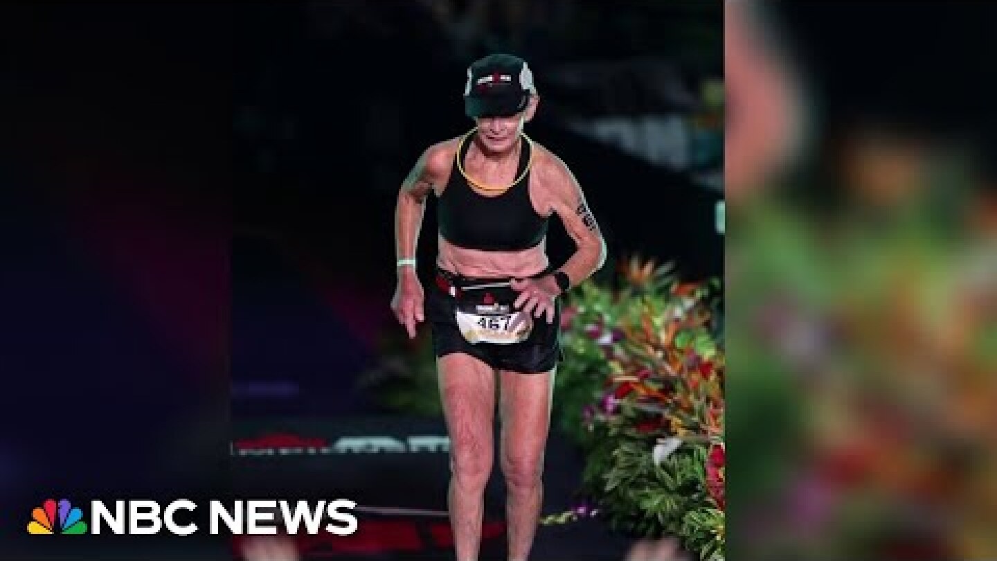 80-year-old becomes oldest women to complete an Ironman triathlon