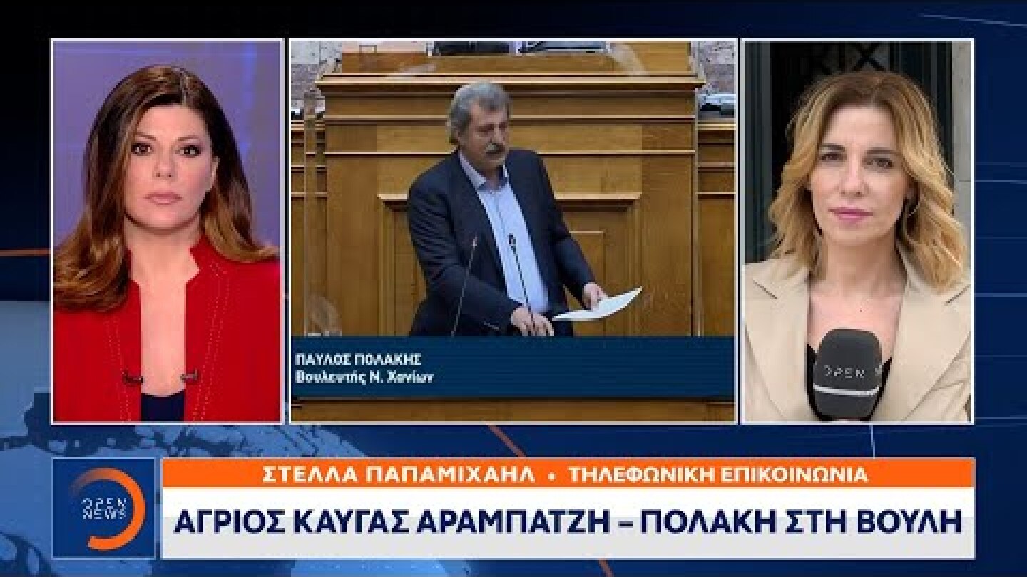 Άγριος καυγάς Αραμπατζή - Πολάκη στη Βουλή | Μεσημεριανό δελτίο 13/04/2022 | OPEN TV