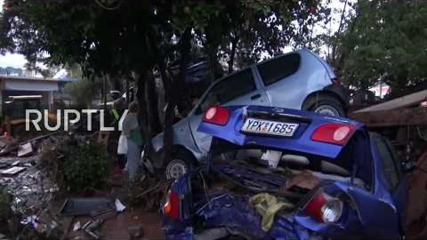 LIVE from Athens’ suburbs following deadly overnight floods
