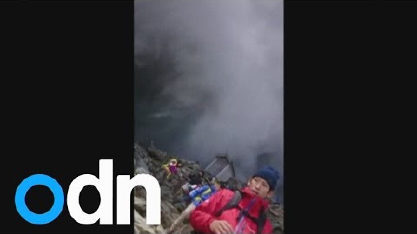 Japanese hiker's frightening video catches Mount Ontake's eruption