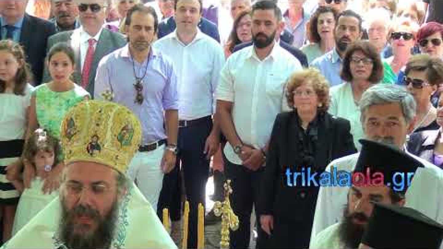 Εθνικός Ύμνος με κλαρίνο Γαρδίκι Τρικάλων πανηγύρι εορτασμός Δεκαπενταύγουστος Τετάρτη 15 8 2018